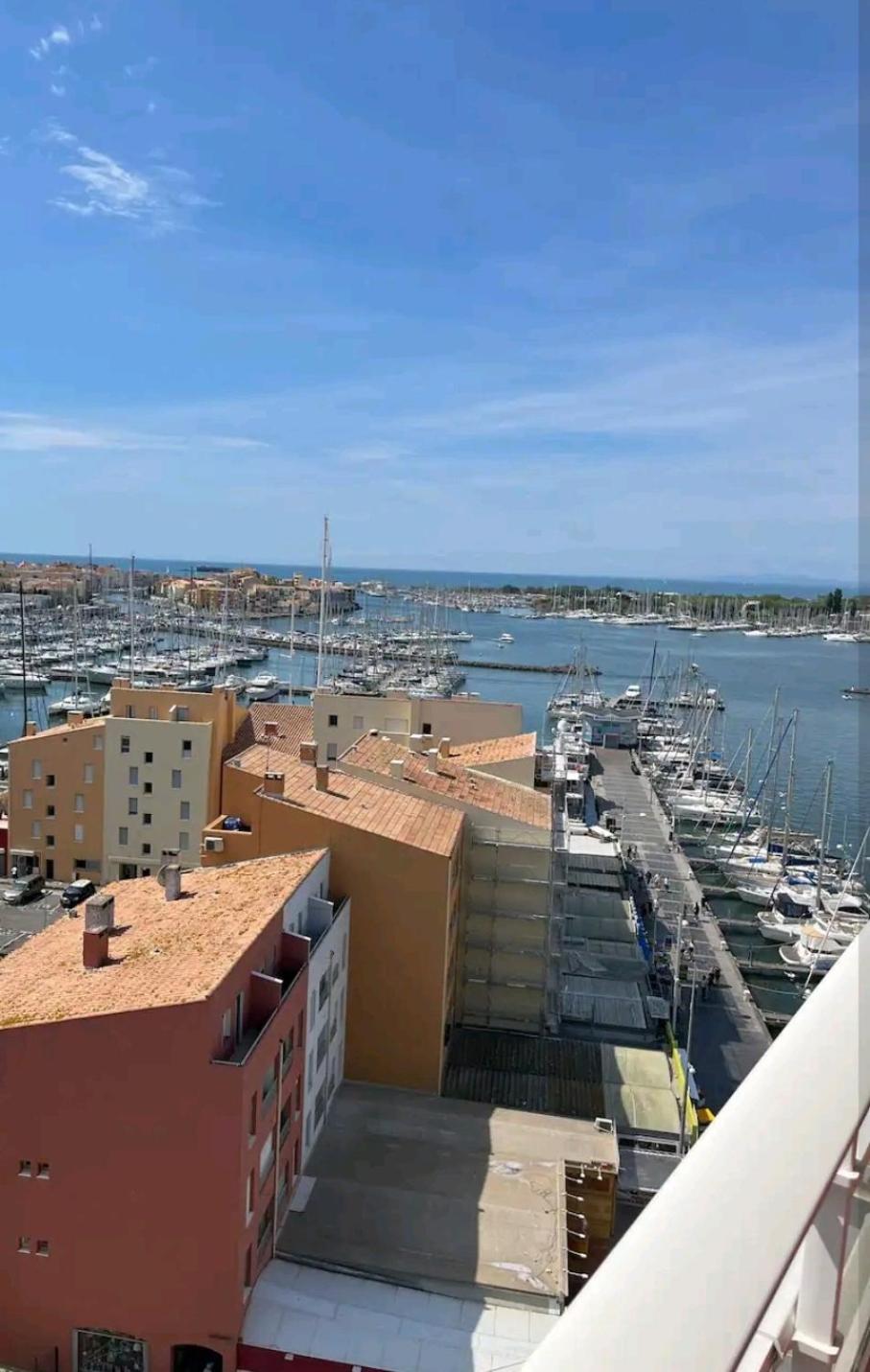 Apartament Centre Port,Vue Panoramique,Clim,Balcon,Wifi Agde Zewnętrze zdjęcie