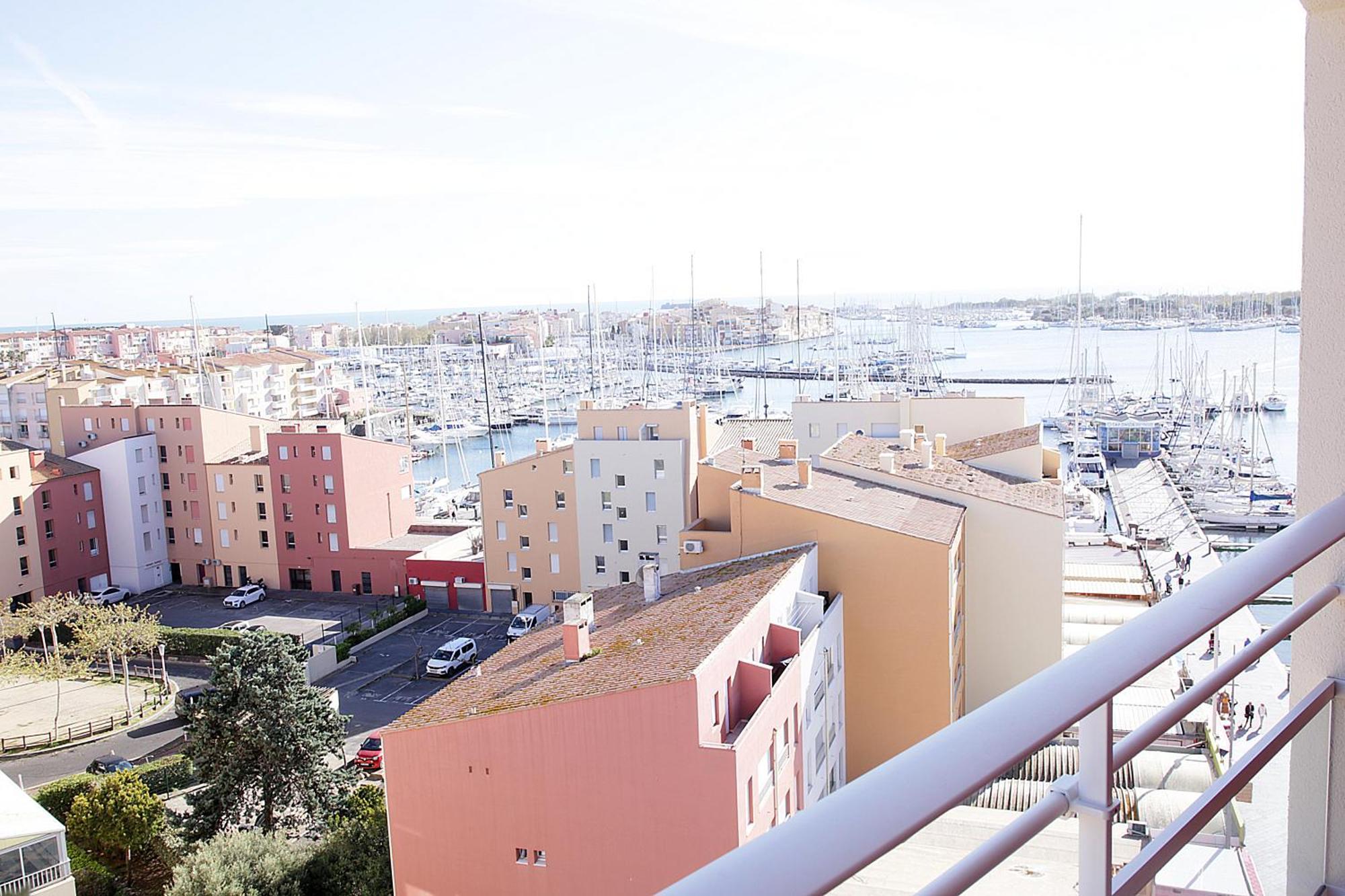 Apartament Centre Port,Vue Panoramique,Clim,Balcon,Wifi Agde Zewnętrze zdjęcie