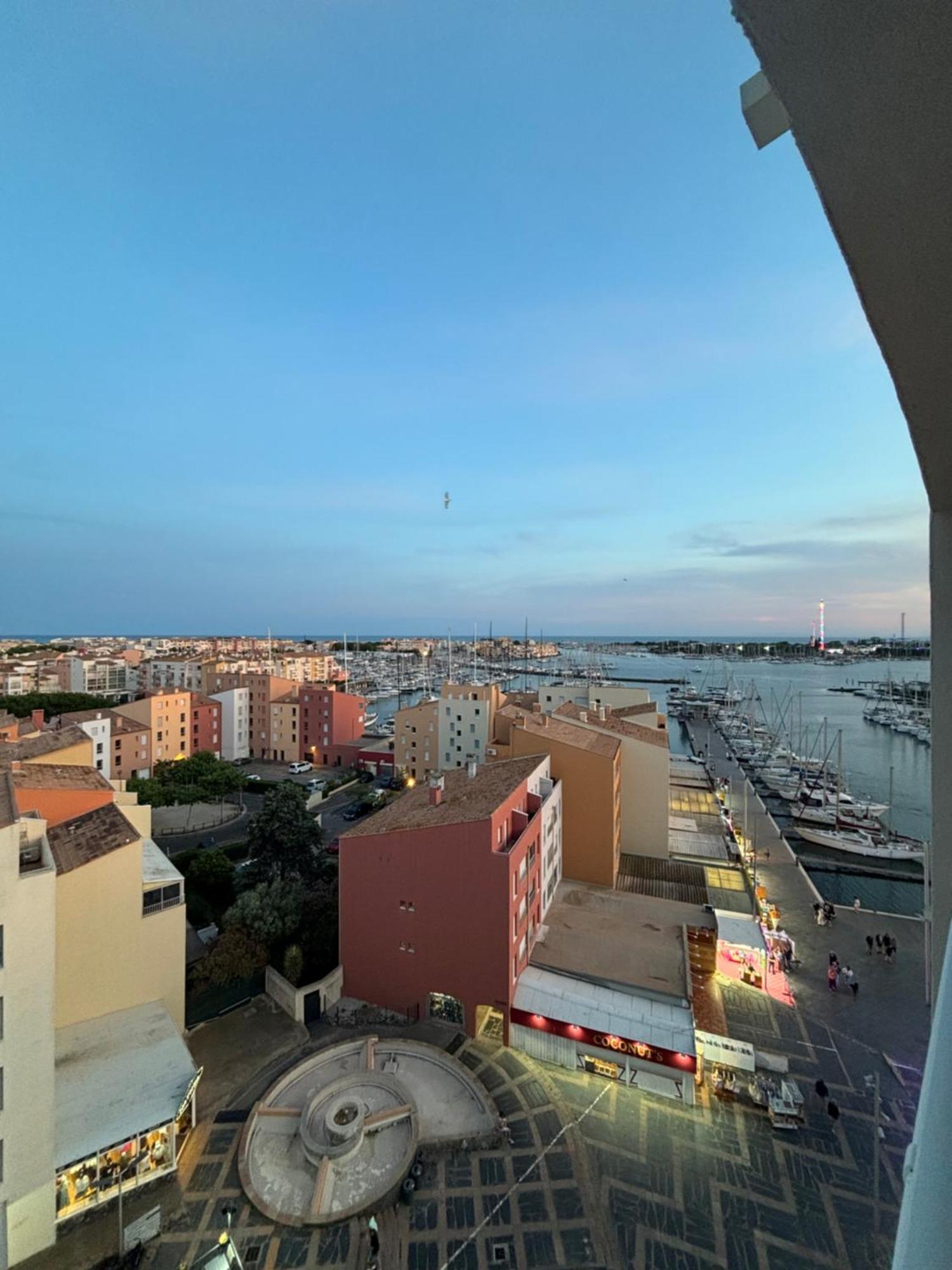 Apartament Centre Port,Vue Panoramique,Clim,Balcon,Wifi Agde Zewnętrze zdjęcie