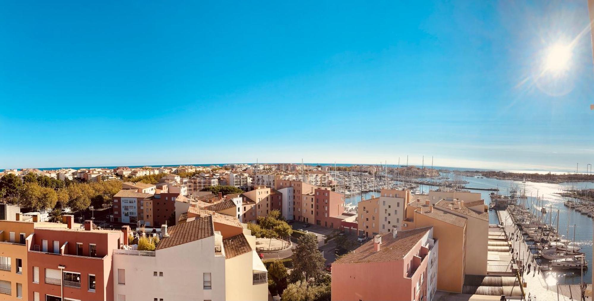 Apartament Centre Port,Vue Panoramique,Clim,Balcon,Wifi Agde Zewnętrze zdjęcie