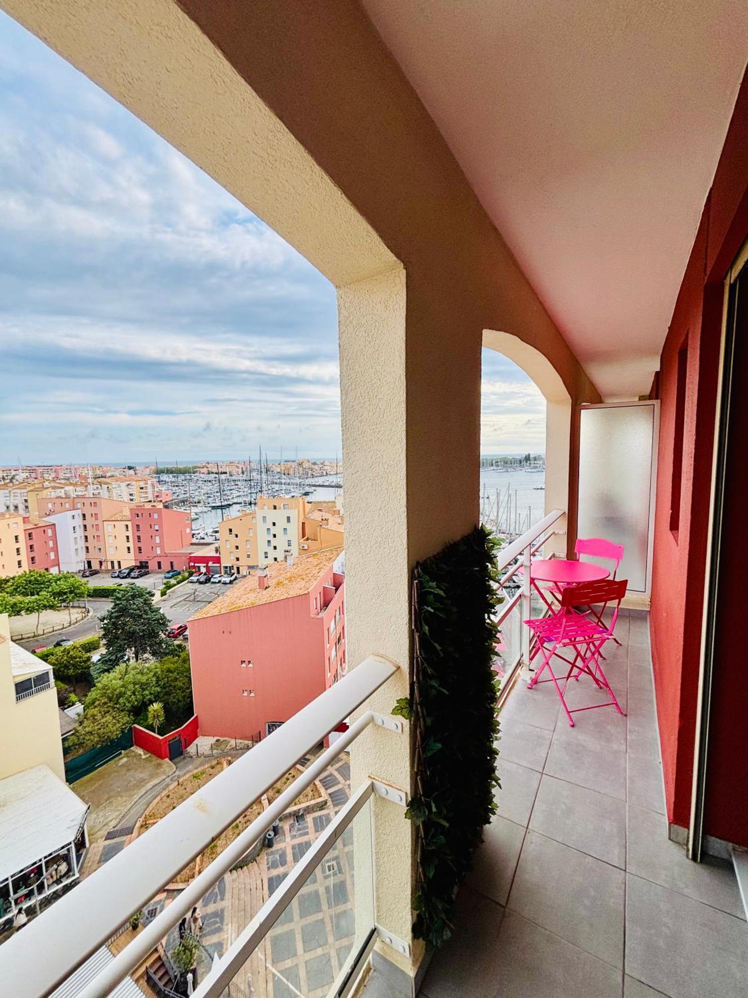 Apartament Centre Port,Vue Panoramique,Clim,Balcon,Wifi Agde Zewnętrze zdjęcie